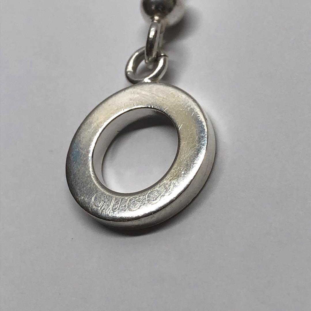 【美品】GUCCI グッチボールチェーン ブレスレット シルバー925 17cm