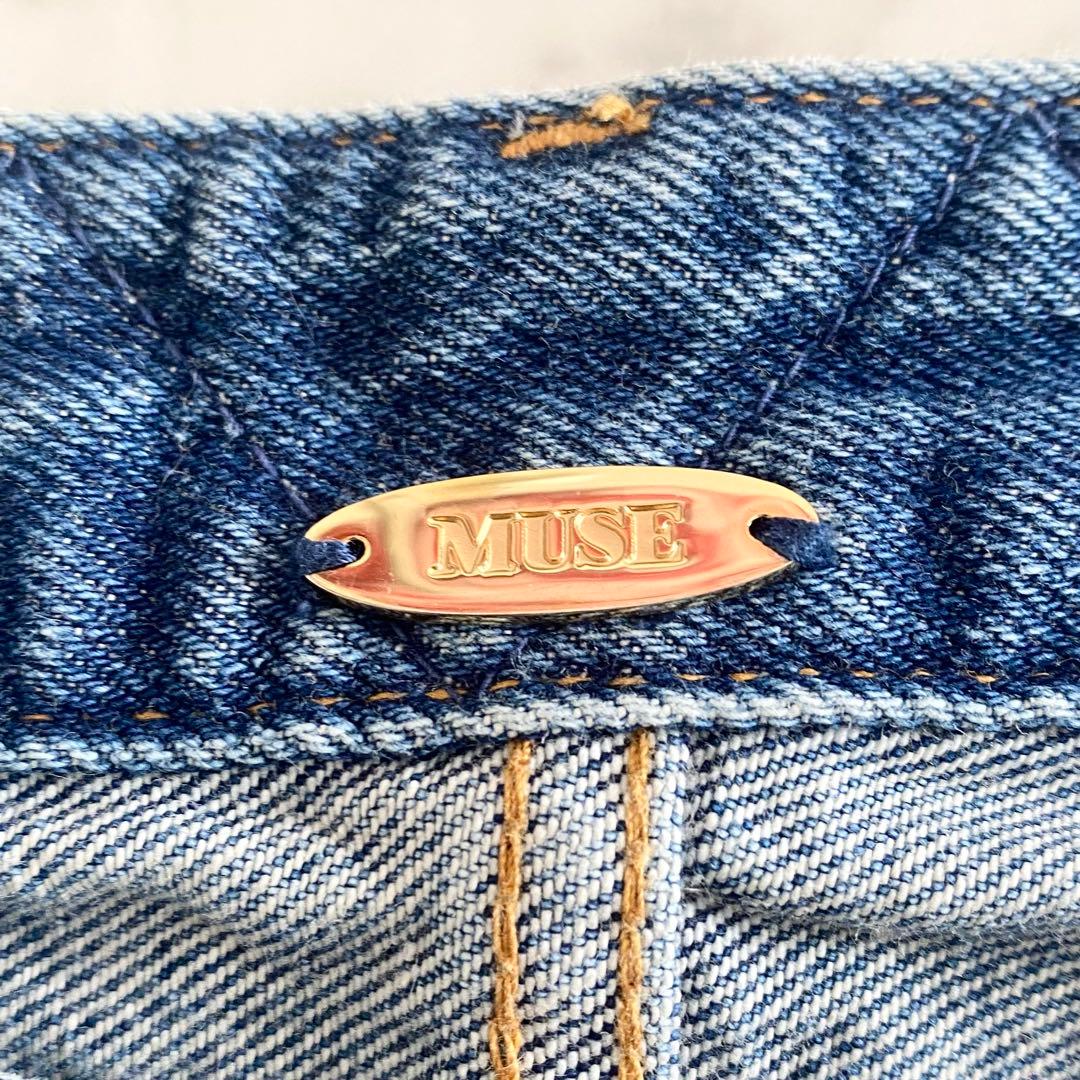 美品 ミューズドゥーズィエムクラス MONA バギーデニムパンツ 近年 M相当