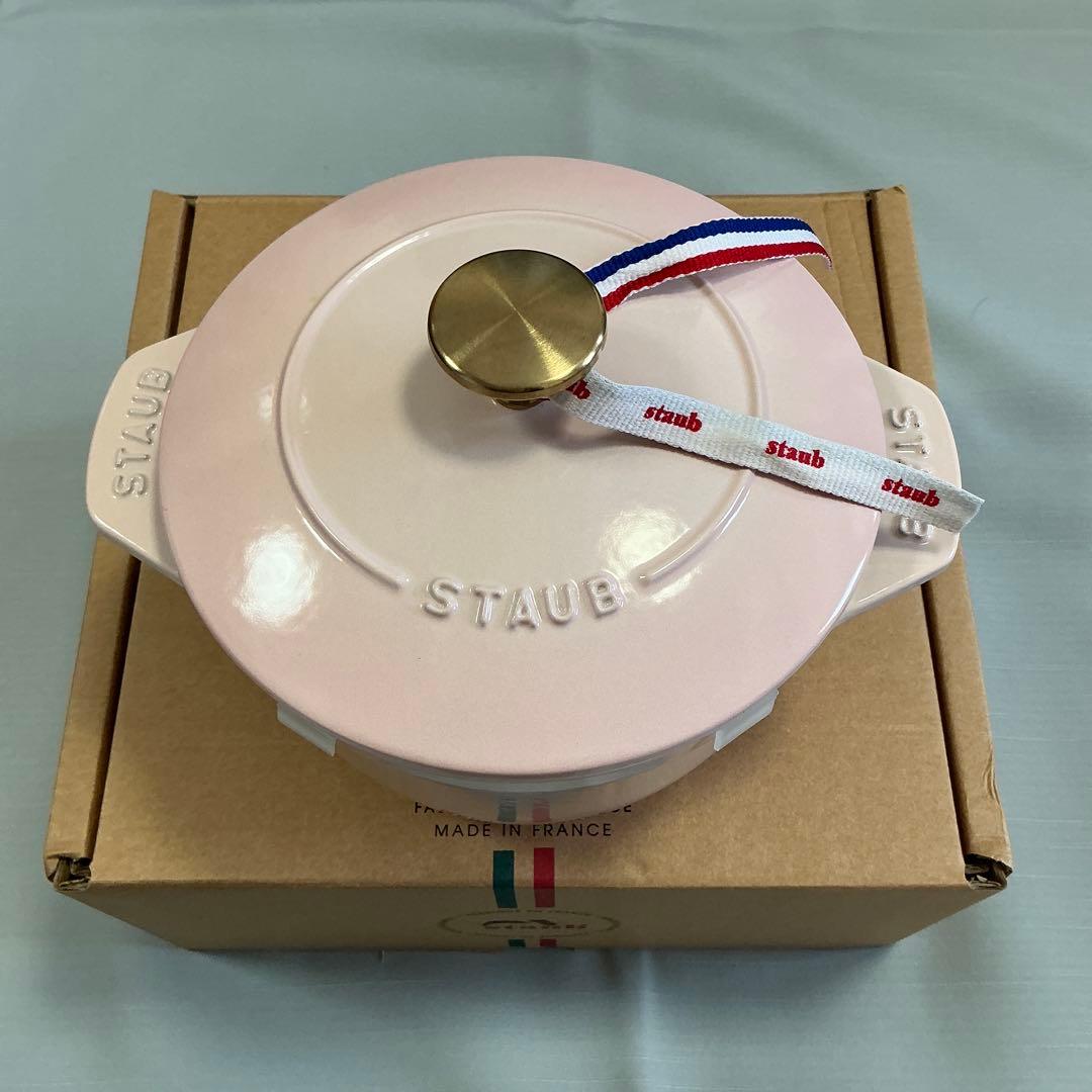 STAUB ラココットデゴハンM ソルベローズ16cm 【新品未使用】