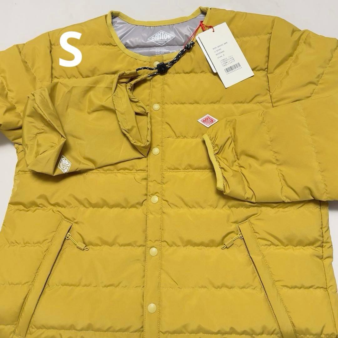 【未使用品】ダントン ダウン ジャケット マスタード S