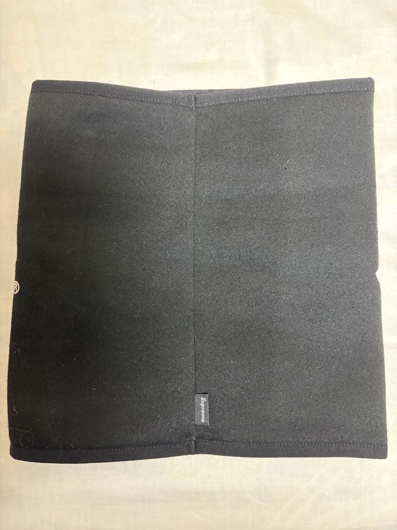 Supreme 黒 フリース ネックウォーマー