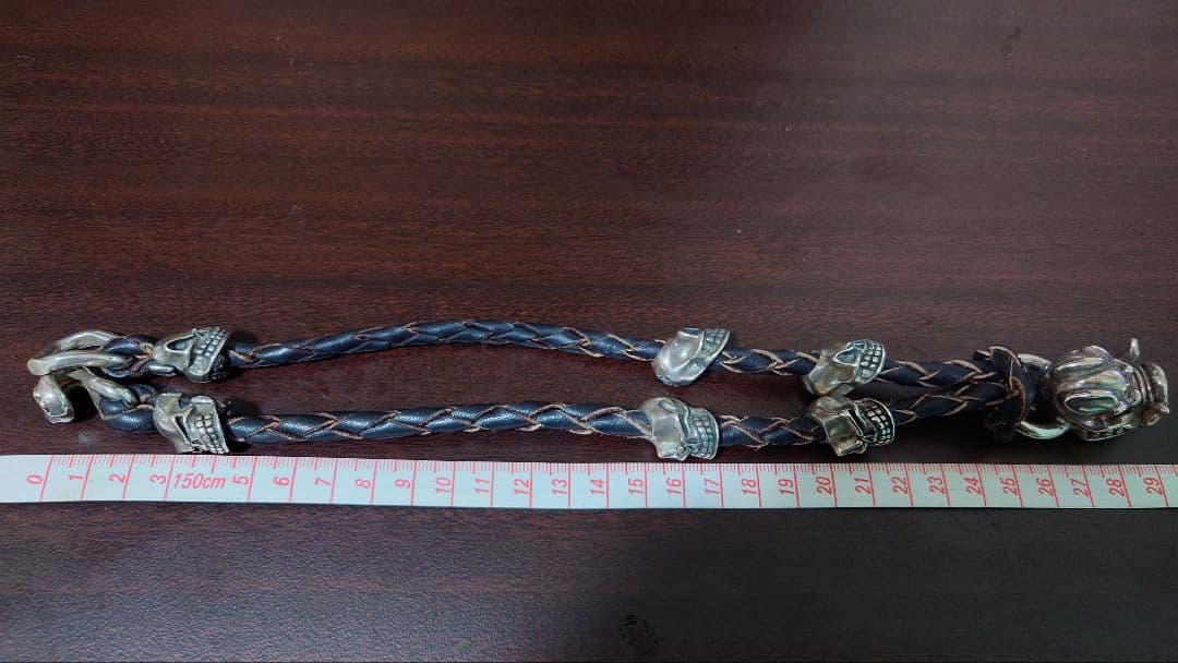 スターリンギア レザーネックレス 初期 スカル　ホグスタートップ