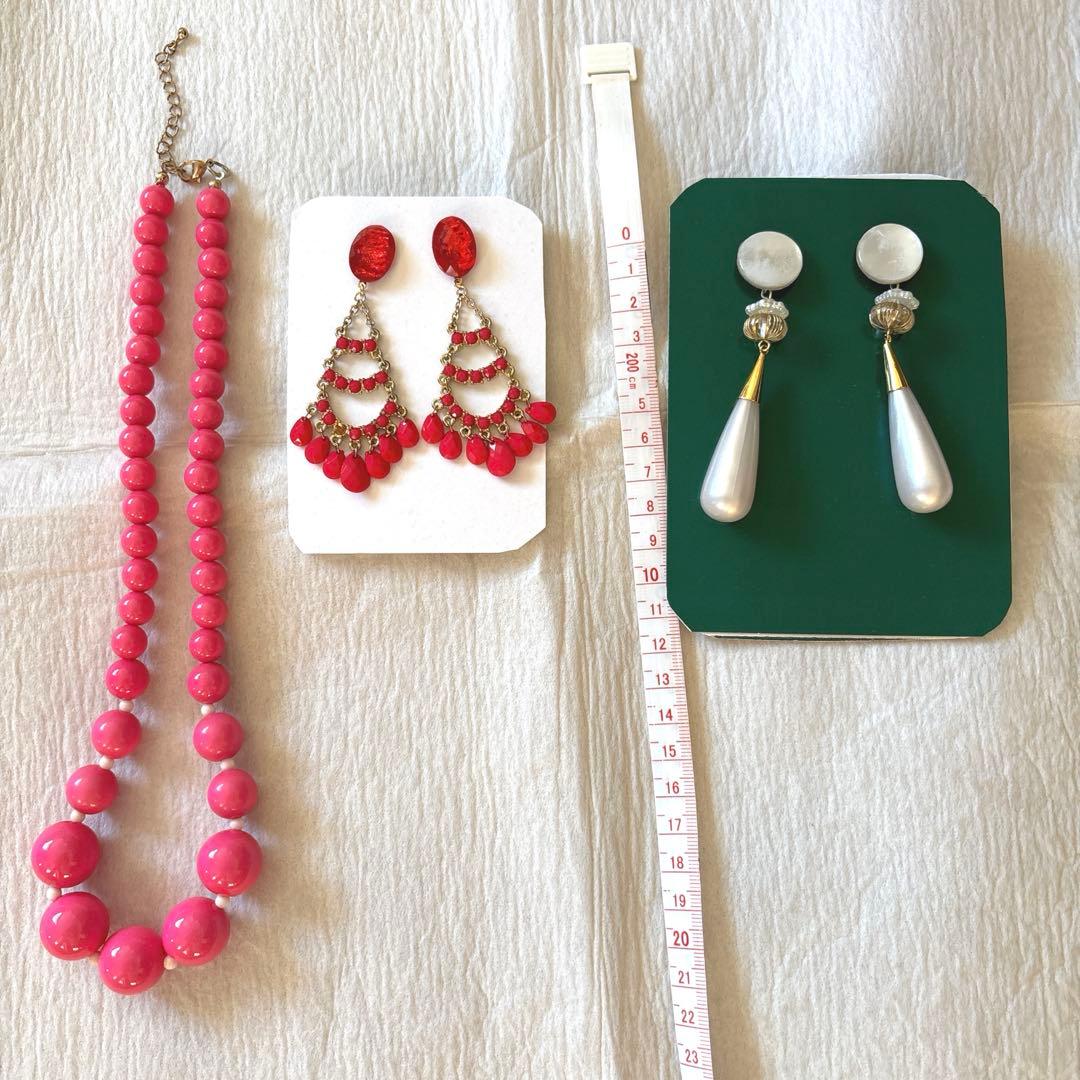 ★ rinです　フラメンコ　ブラウス・ピアス2点・ネックレス