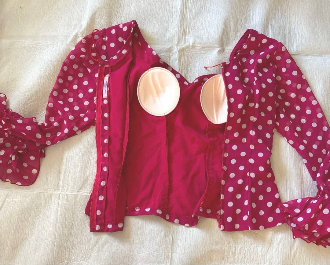 ★ rinです　フラメンコ　ブラウス・ピアス2点・ネックレス