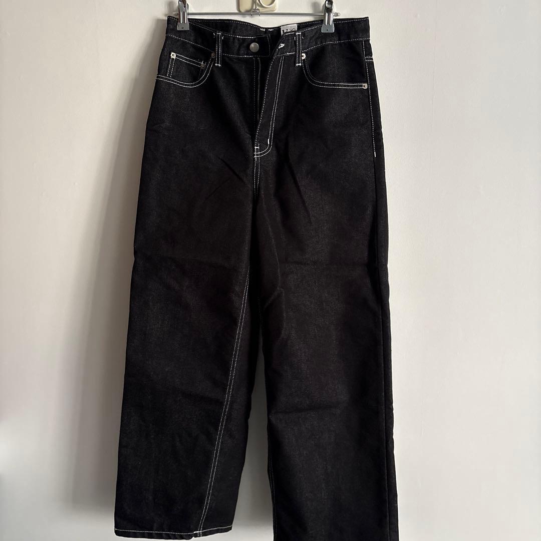 kashiko デニム　ブラック シズニルック