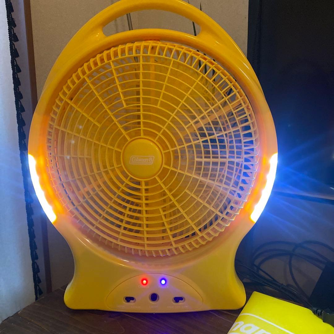 新品未使用　コールマン　アウトドア　サーキュレーター　リチャージブルファン