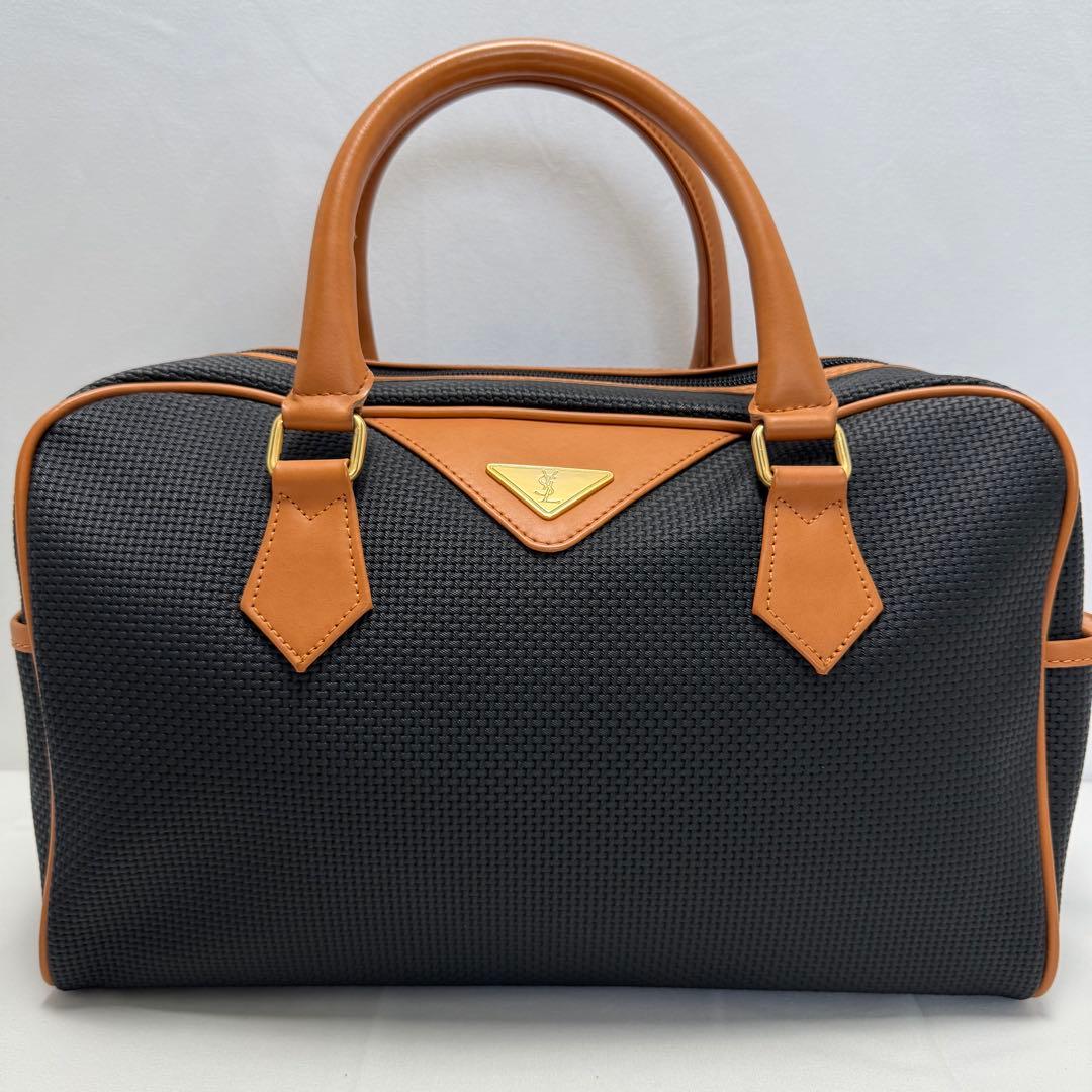 ✨極美品✨イヴサンローラン ミニボストン カサンドラロゴ ゴールド金具 レザー