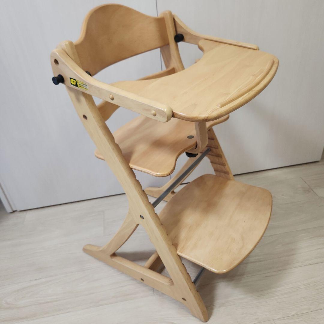 大和屋 すくすくチェアスリムプラス テーブル&ガード付き yamatoya