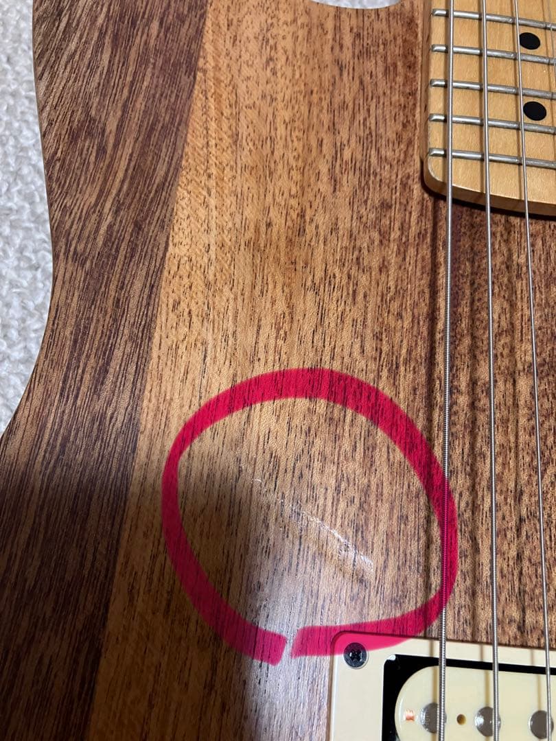 (ボディのみ)ストラト　マホガニー　Charvel San Dimas風