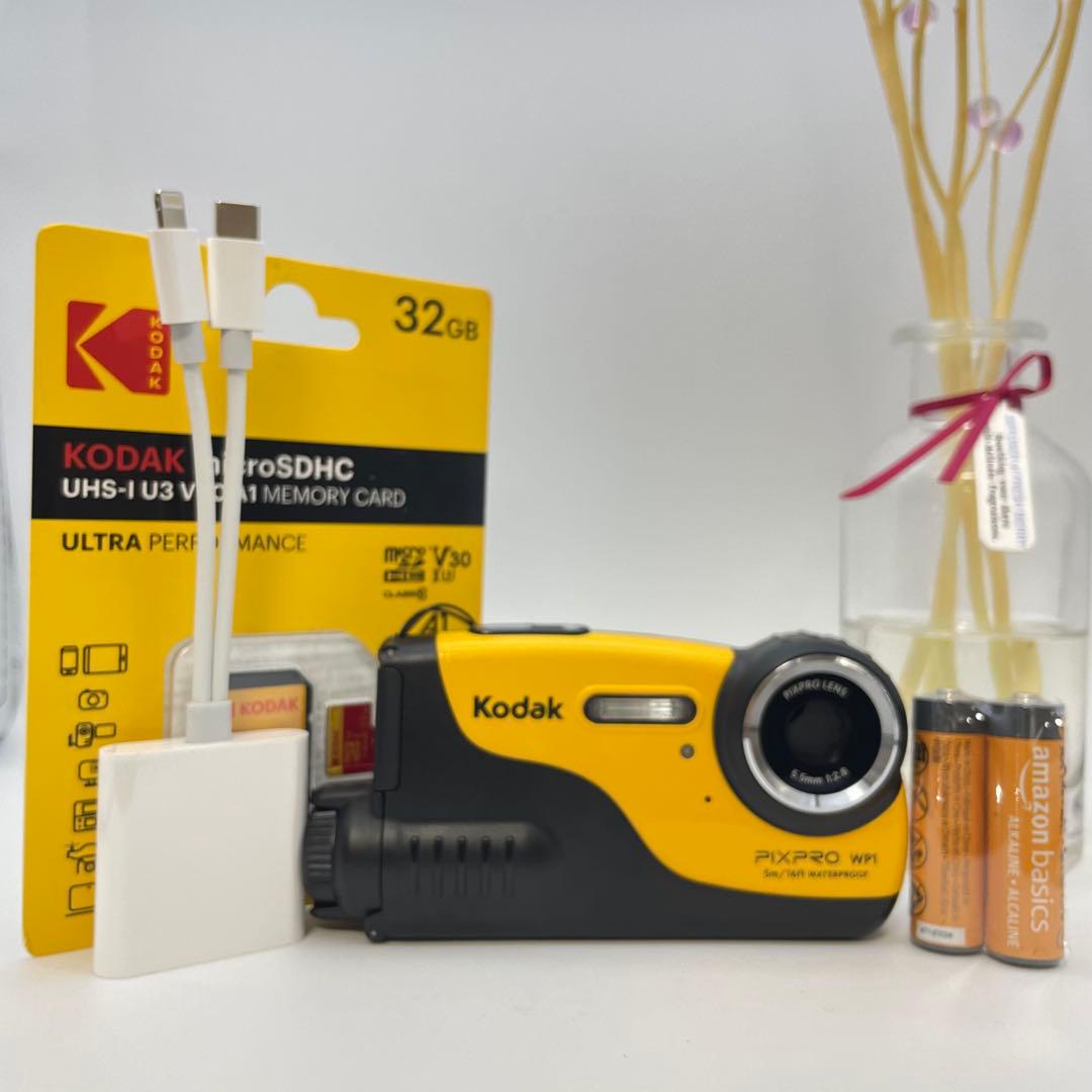 スマホ転送OK✨Kodak PIXPRO WP1✨動作確認済 単三電池 防水♪