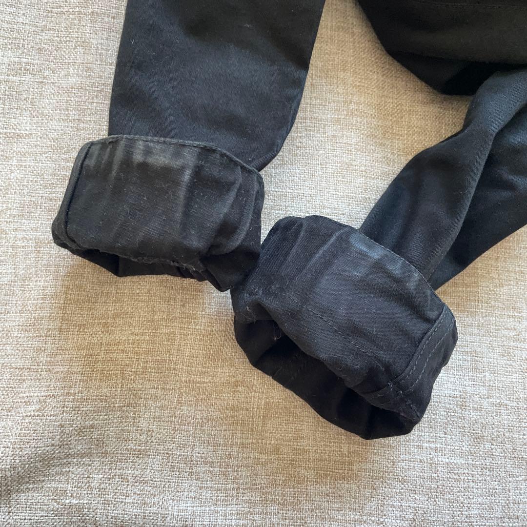 FRED PERRY ブラック ロゴ チェック ファー モッズコート Sサイズ