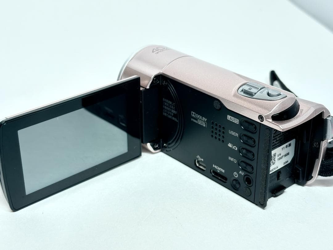 元箱付き 極上品 JVC Everio GZ-HM670-N ピンクゴールド