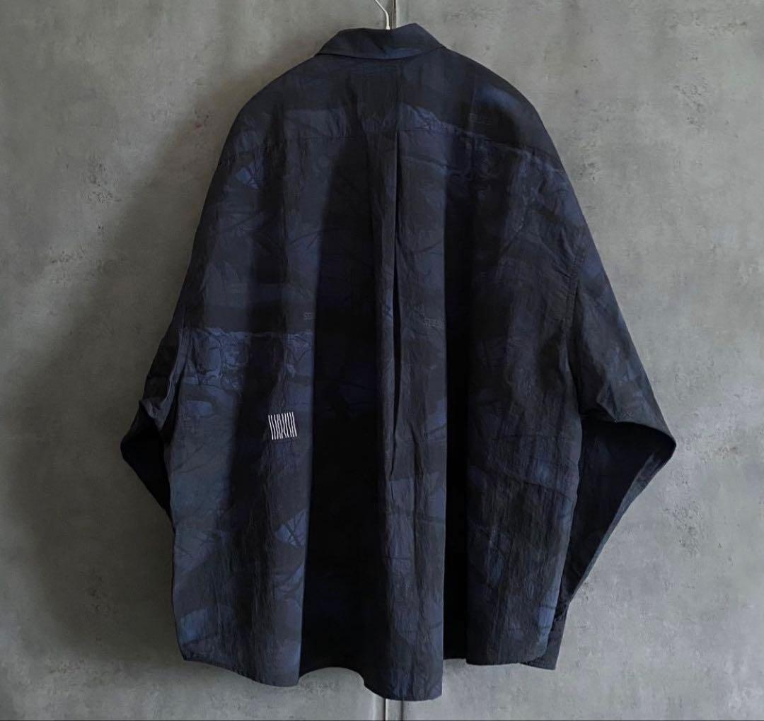 L ネイビー SEE SEE x S.F.C リアルツリー カモ シャツ YGM
