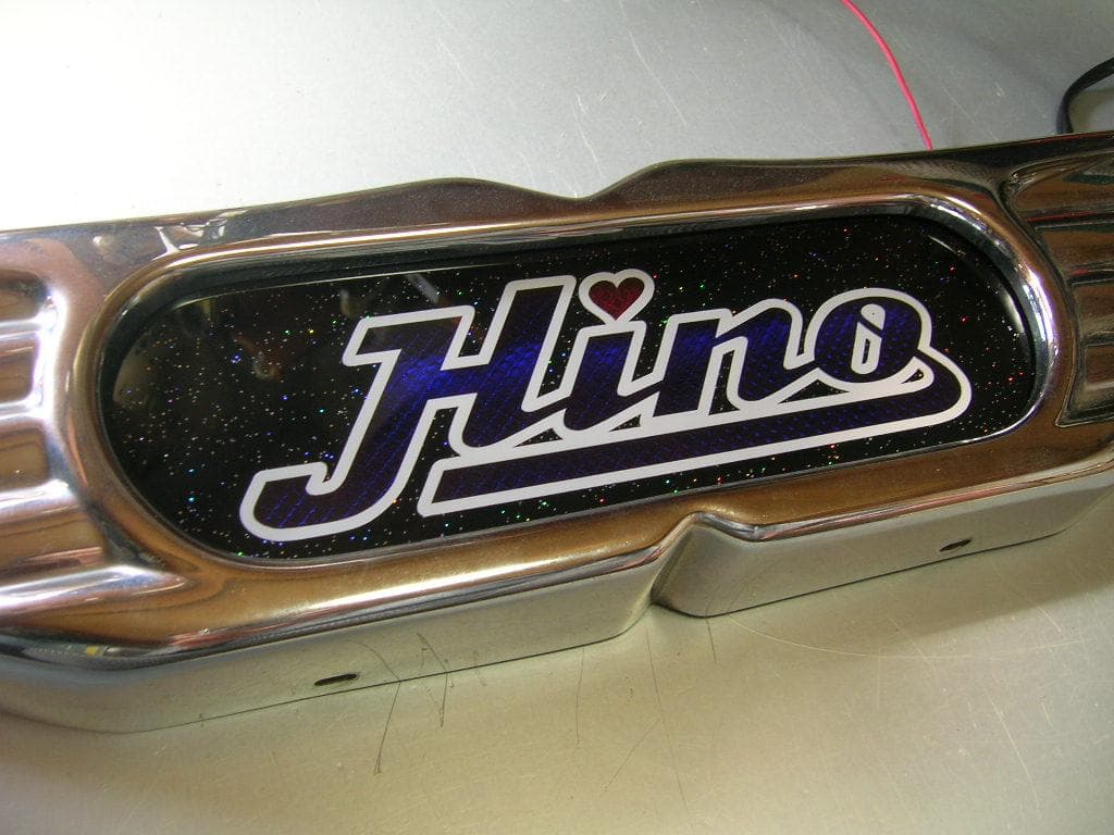 ◆日野バスマーク◆アンドン◆小判板◆Hino改Ⅱ◆ラメ有◆デコトラ◆トラック野郎