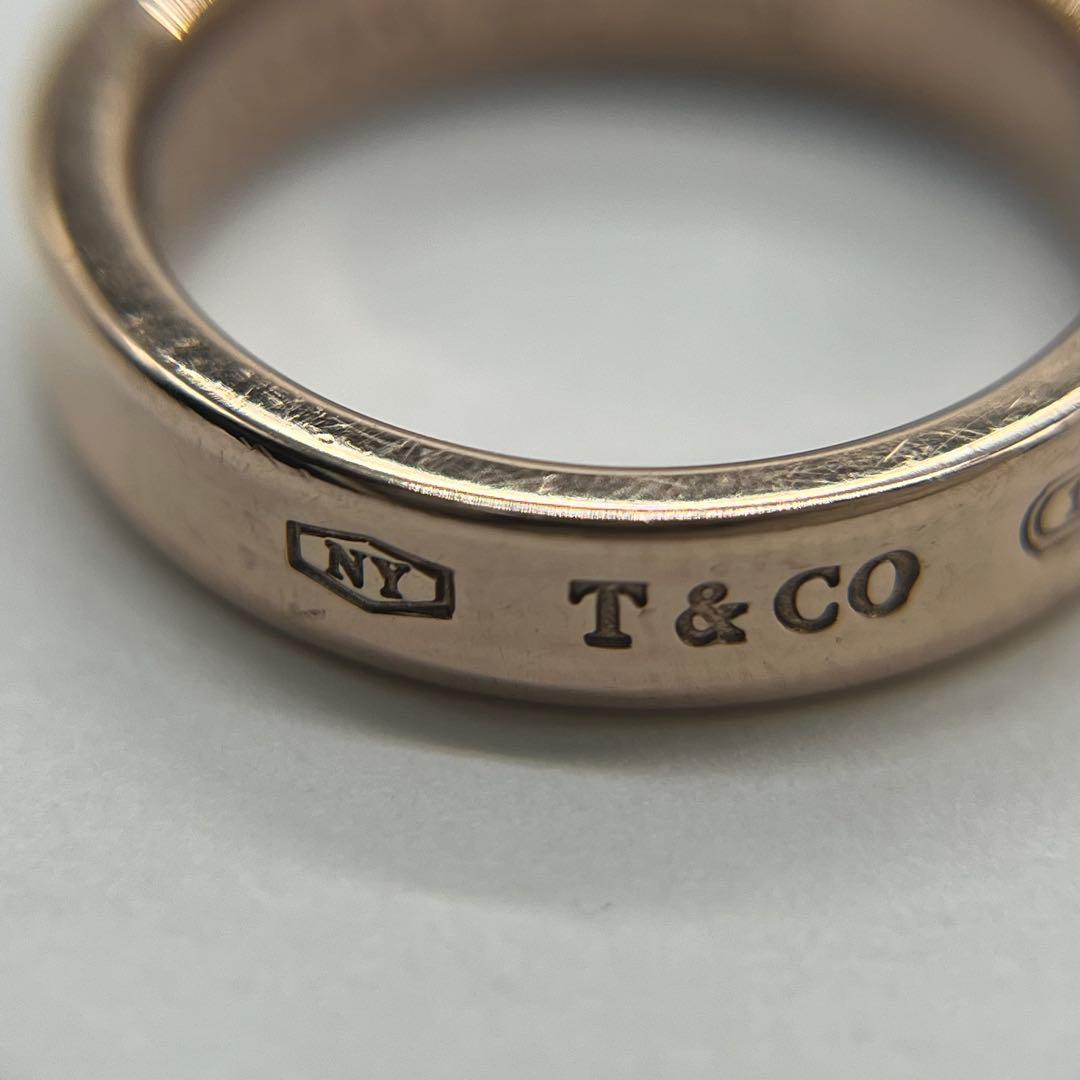 ティファニー TIFFANY 1837 ナロー リング 8号 ルベドメタル