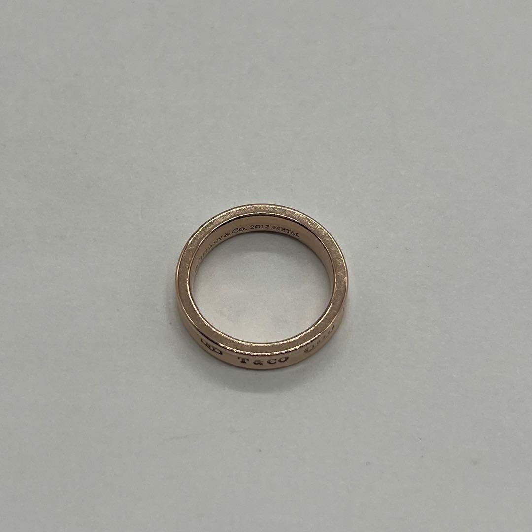 ティファニー TIFFANY 1837 ナロー リング 8号 ルベドメタル
