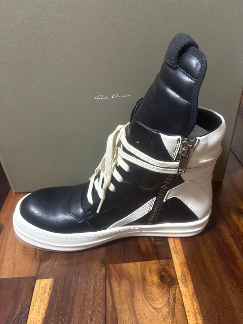 リックオウエンス Rick Owens GEOBASKETジオバス レザー