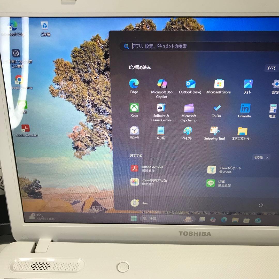 TOSHIBA dayna book Windows11corei3 美品