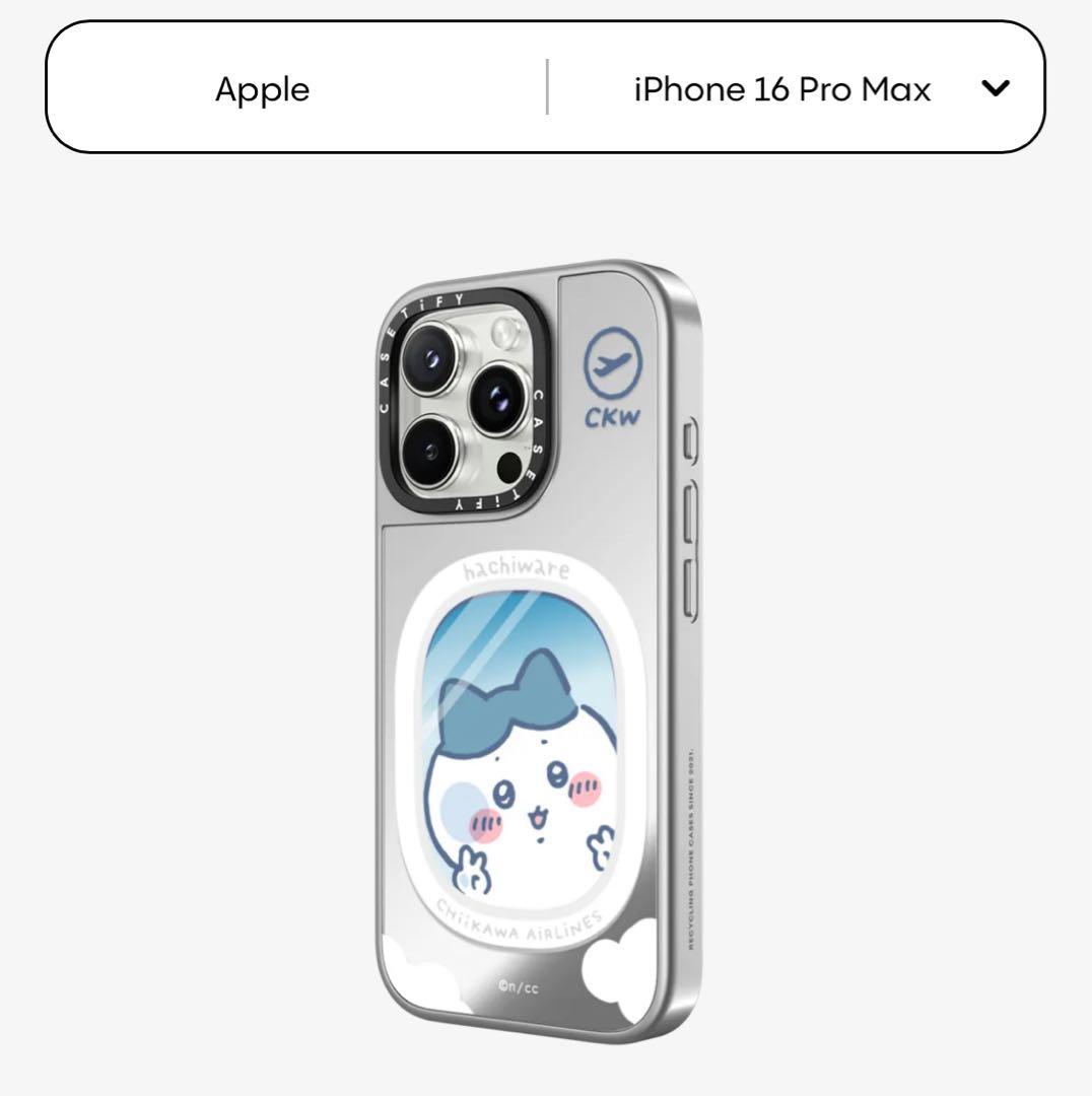 ハチワレ　iPhone16ProMax スマホケース　ケースティファイ　新品