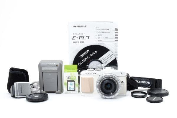 【美品】オリンパス OLYMPUS PEN Lite E-PL7 レンズキット