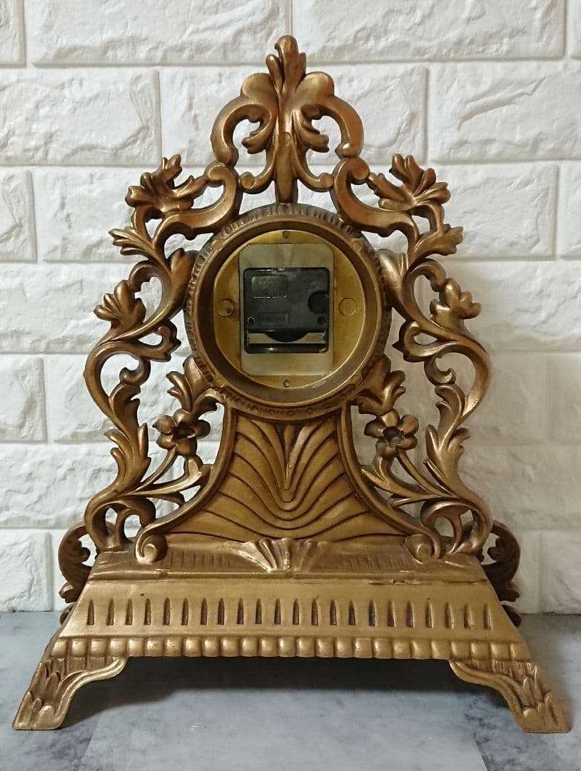 稀少 JUNGHANS ユンハンス クォーツ MOD.DEP アンティーク置時計