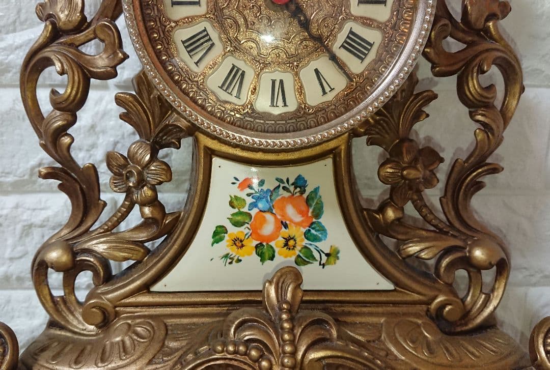 稀少 JUNGHANS ユンハンス クォーツ MOD.DEP アンティーク置時計