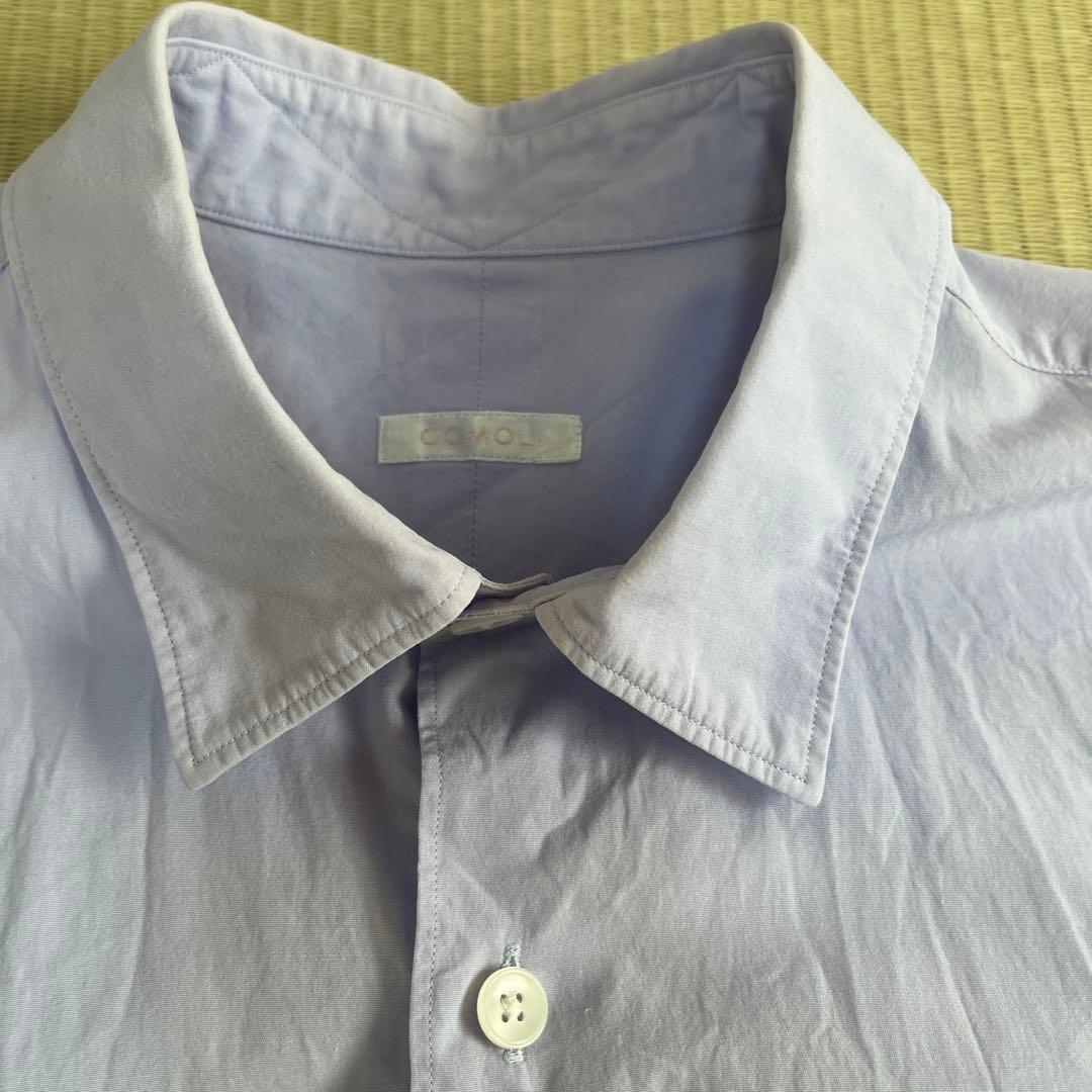 comoli コモリ 23ss コモリシャツ sax size1
