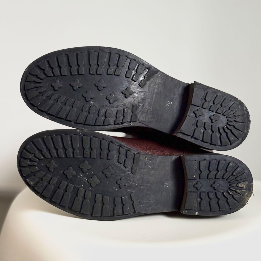 A.P.C レザーブーツ　ブラウン　美品