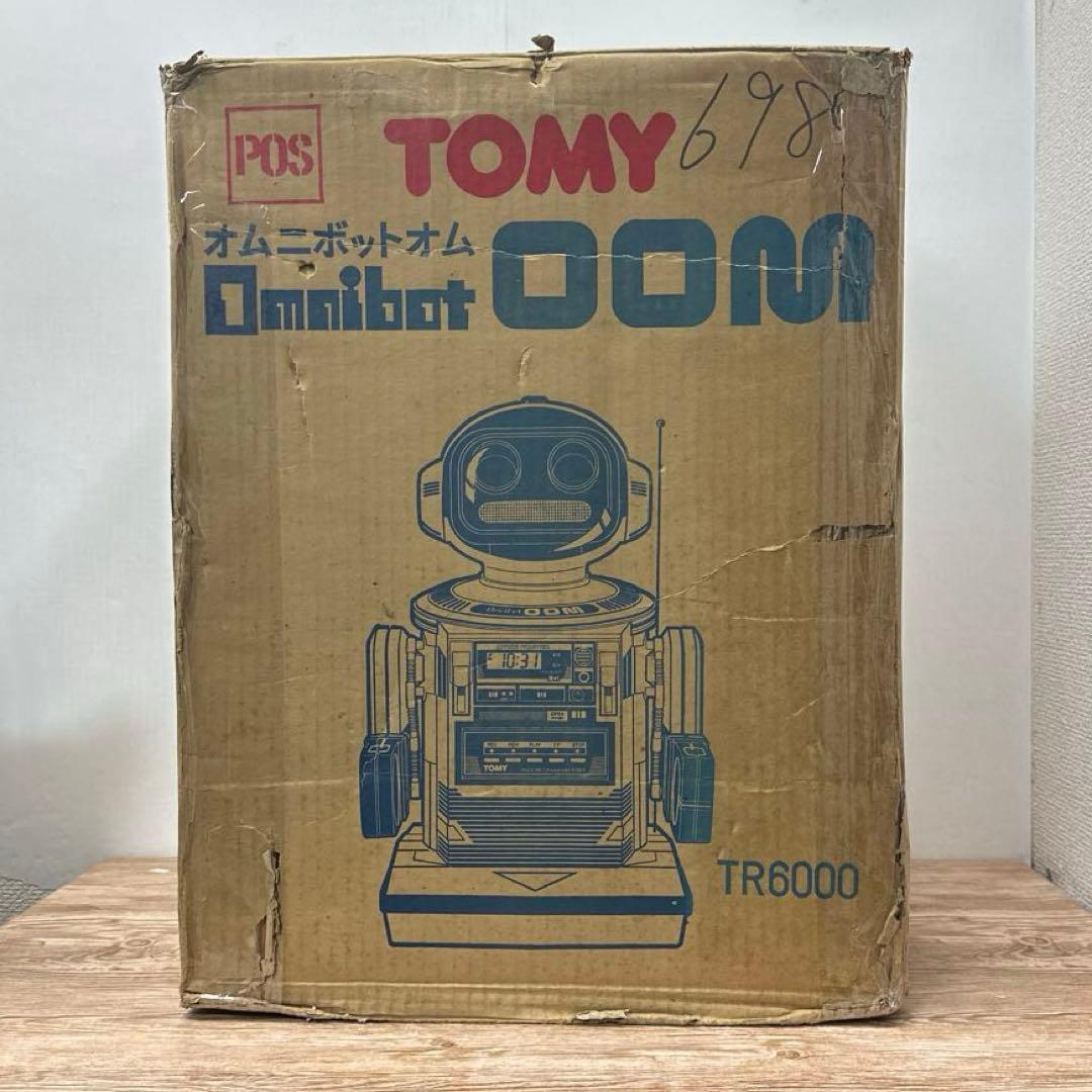 初代 TOMYオムニボット 当時モノ スペースエイジ【ジャンク】 元箱付き
