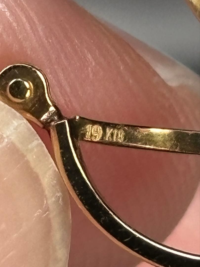 アッシュペー購入19un-neufアンヌフスモーキークォーツピアス