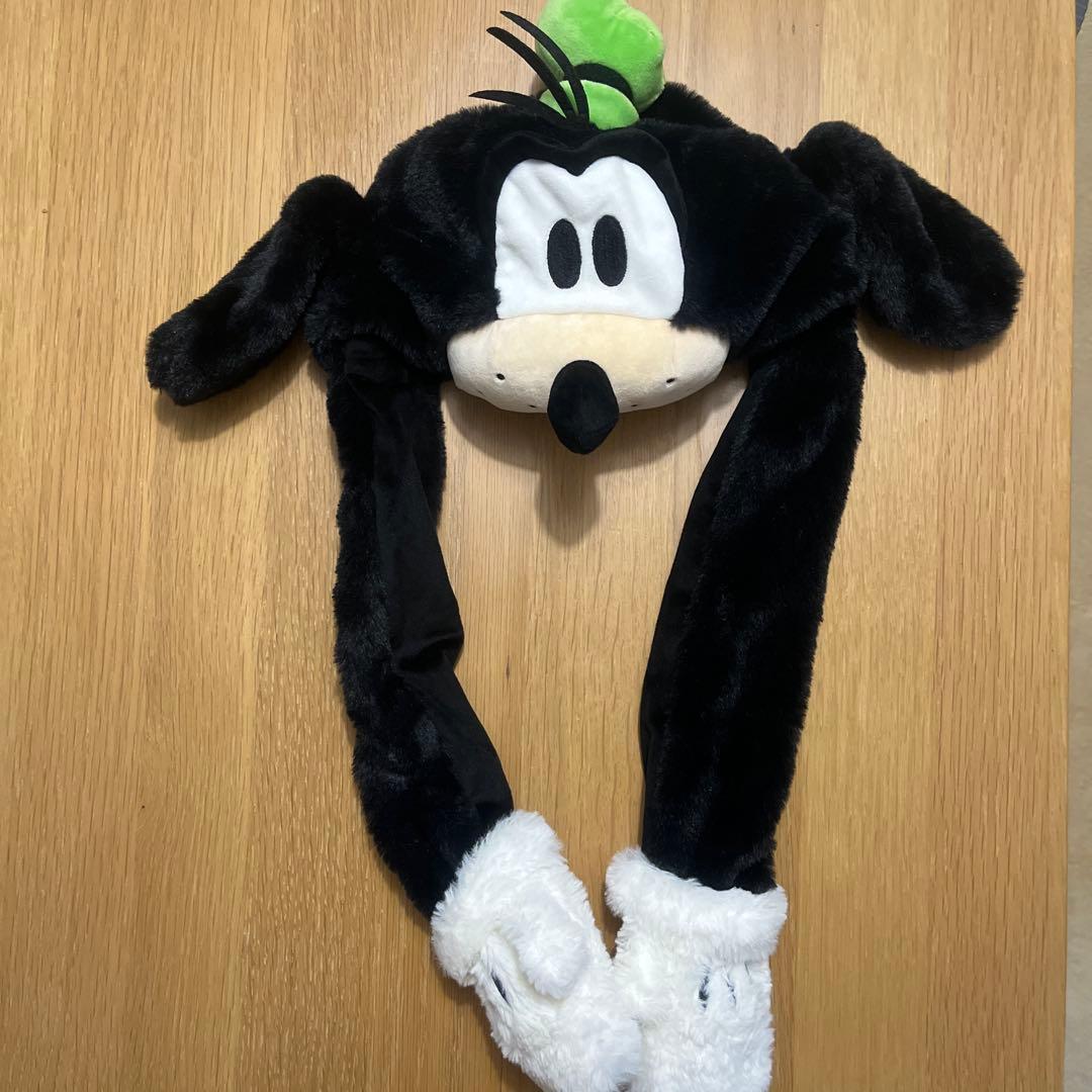 【レア！】グーフィーファンキャップ　耳がピョコピョコ動く　ディズニーストア