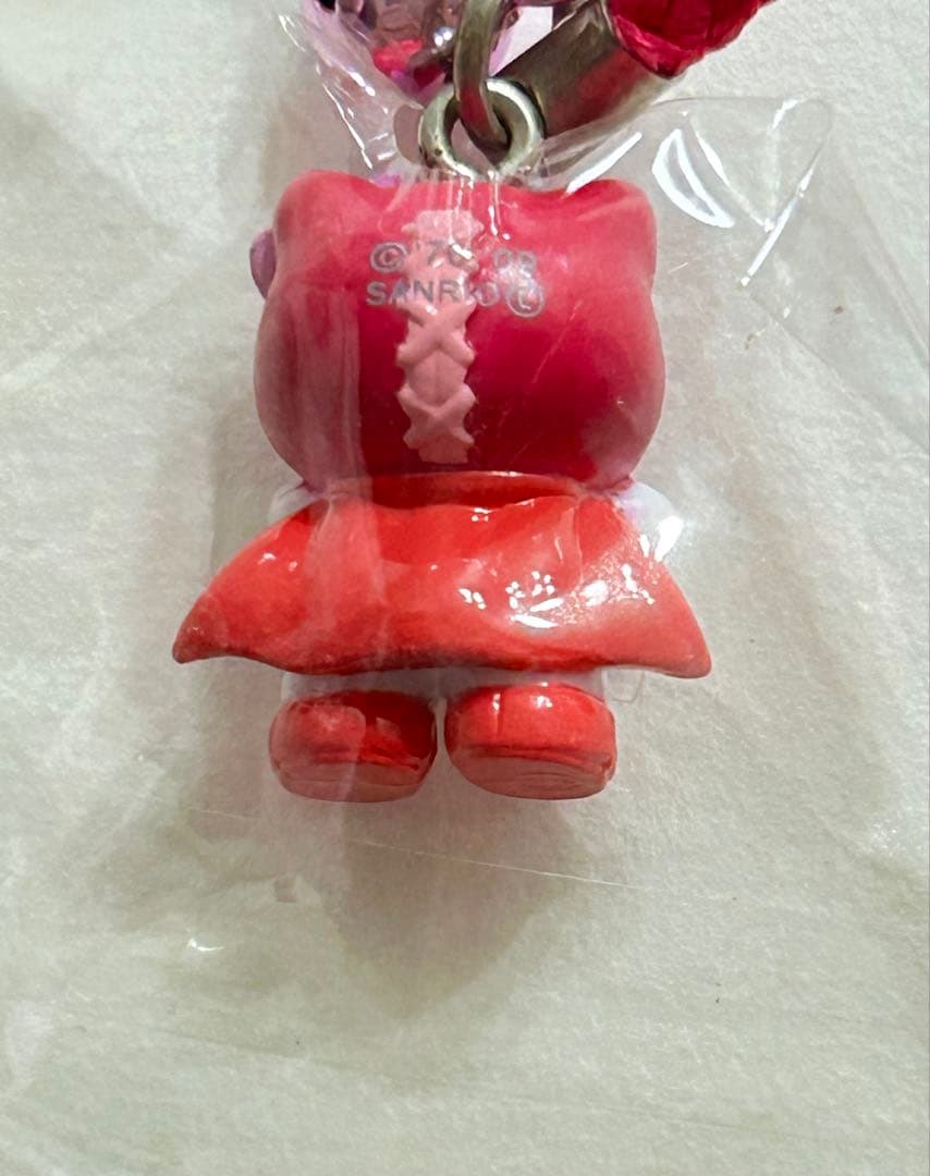 ハローキティ 全日本 プロレス 覆面レスラー 根付け ストラップ 2種セット