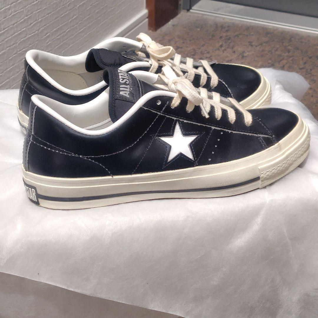 【極美品】CONVERSE ONE STAR J 日本製 レザー 人気モデル