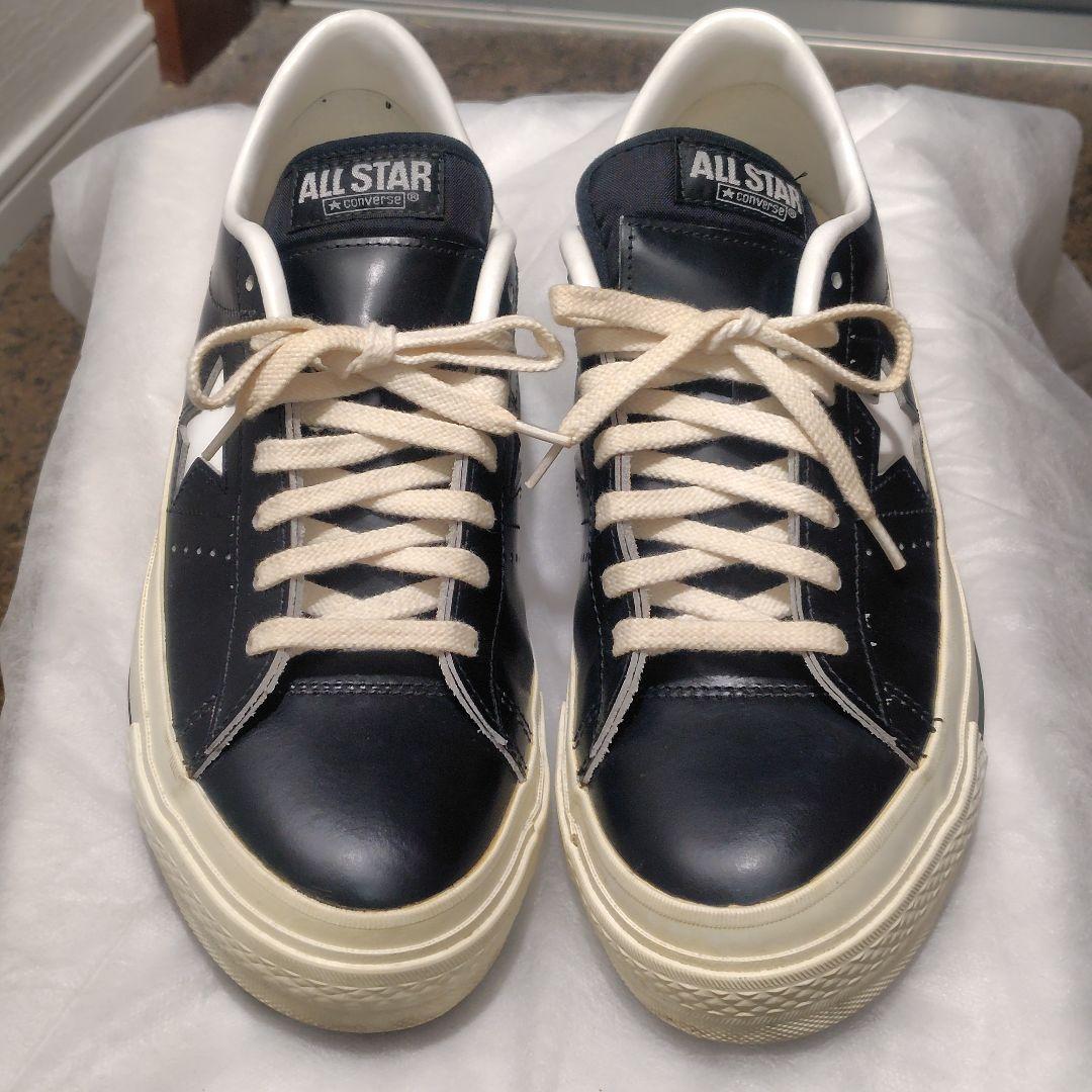 【極美品】CONVERSE ONE STAR J 日本製 レザー 人気モデル