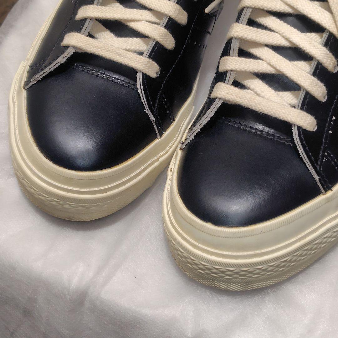 【極美品】CONVERSE ONE STAR J 日本製 レザー 人気モデル