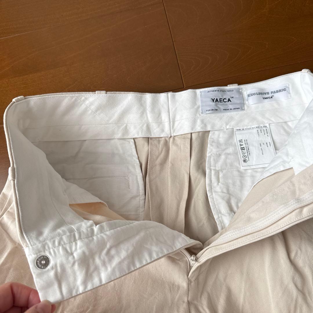 YAECA チノタックテーパード　29 ベージュ