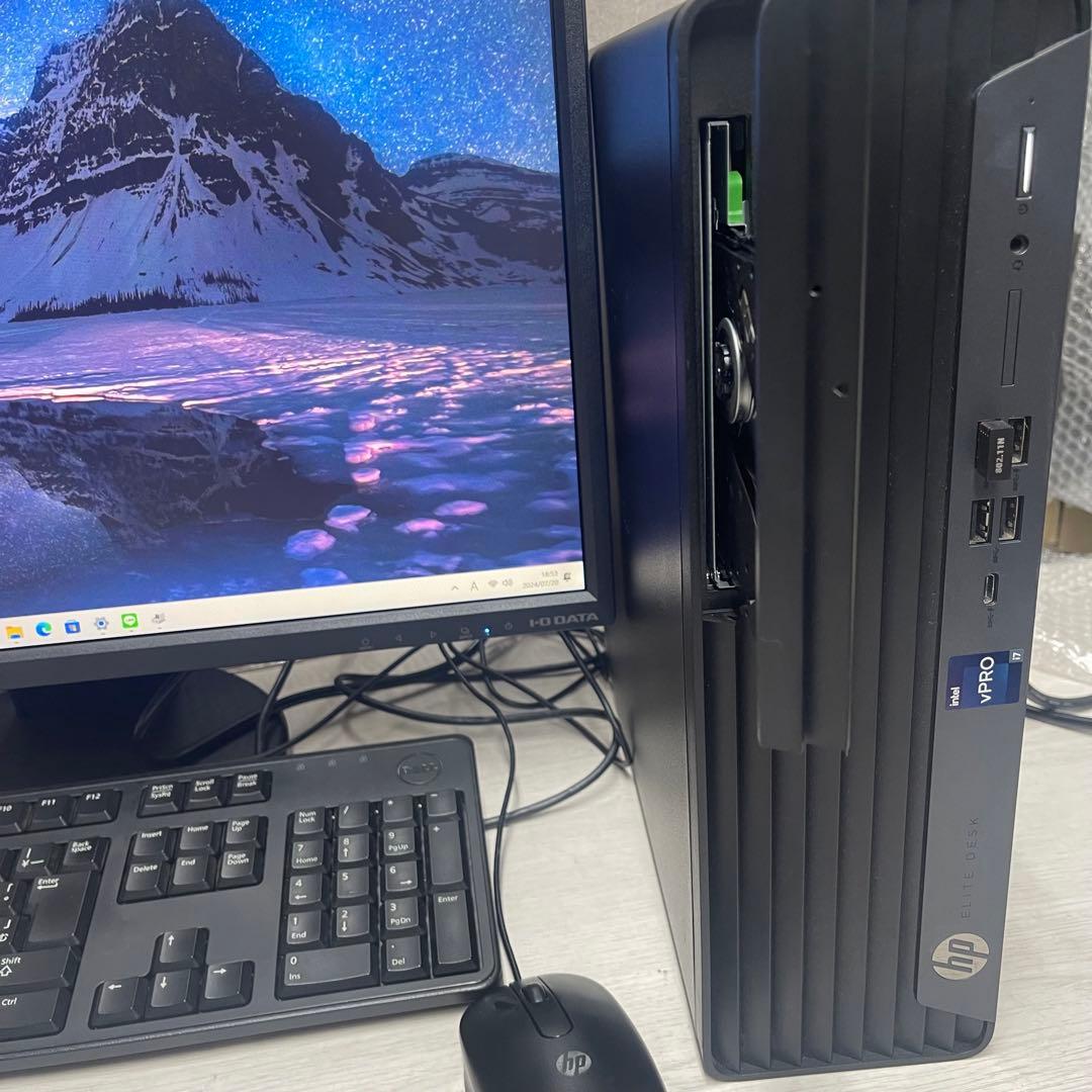 HPElite SFF 600 G9デスクトップ12世代 i7 16GB 1TB