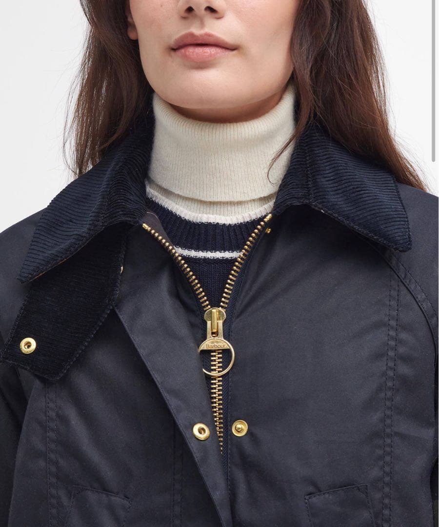 Barbour Modern Beadnell Waxジャケット 新品ボタン取れ