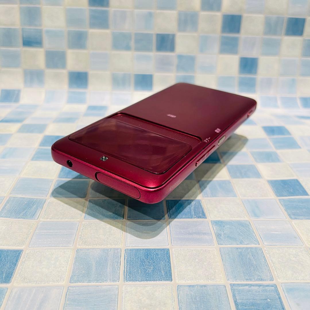 au SIM BASIO3 32GB レッド 電池良好