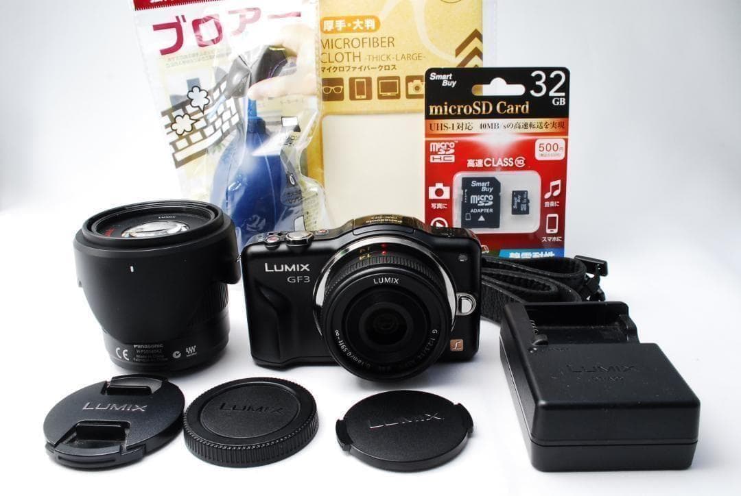 ★ミラーレス一眼♥LUMIX GF3 ダブルレンズセット カメラ初心者に☆