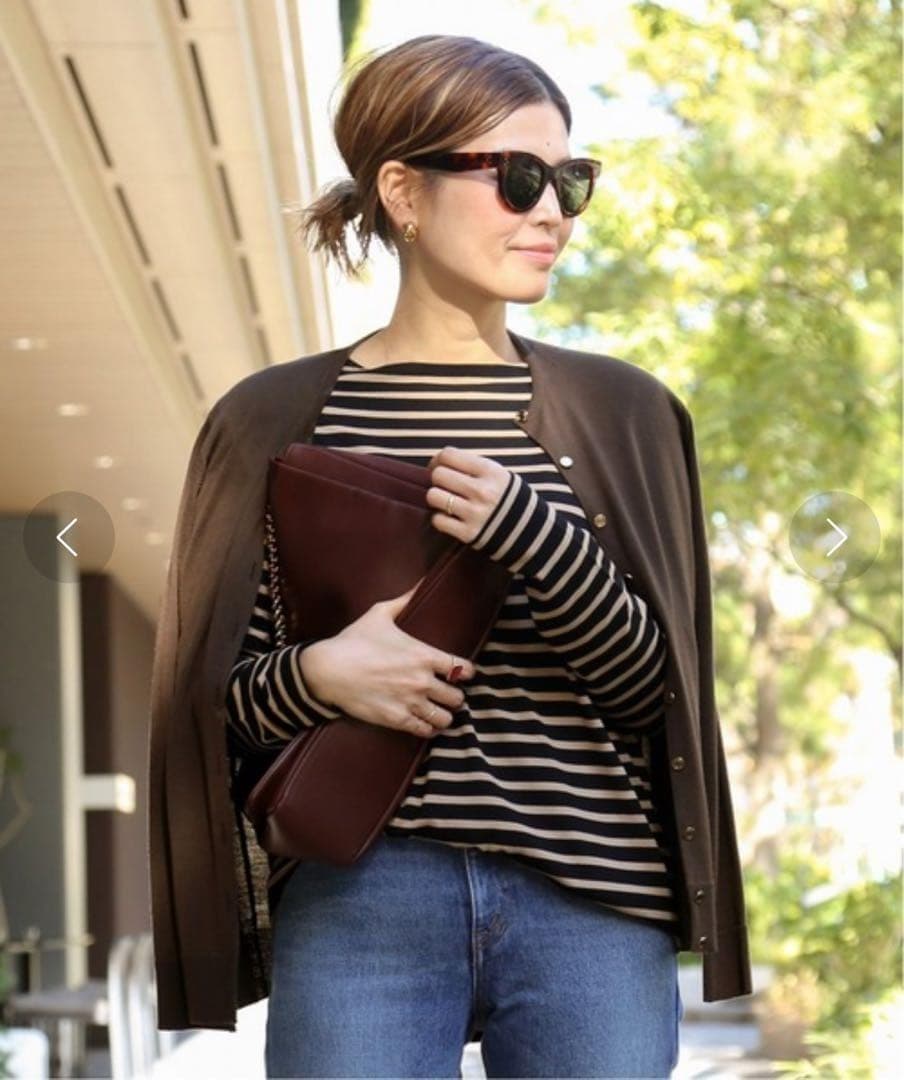 【未使用級】DeuxiemeClasse FF30カーディガン 金ボタン ウール