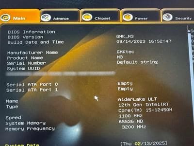 GMKtec Nucbox M3／Core i5-12450ミニPC