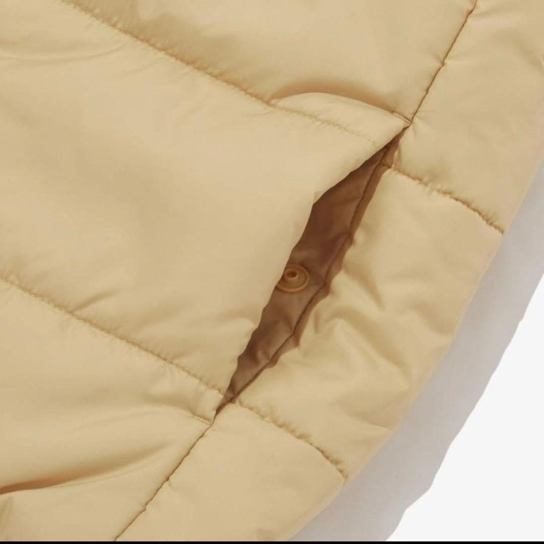 THE NORTH FACE ベージュ 中綿ベスト キッズ160