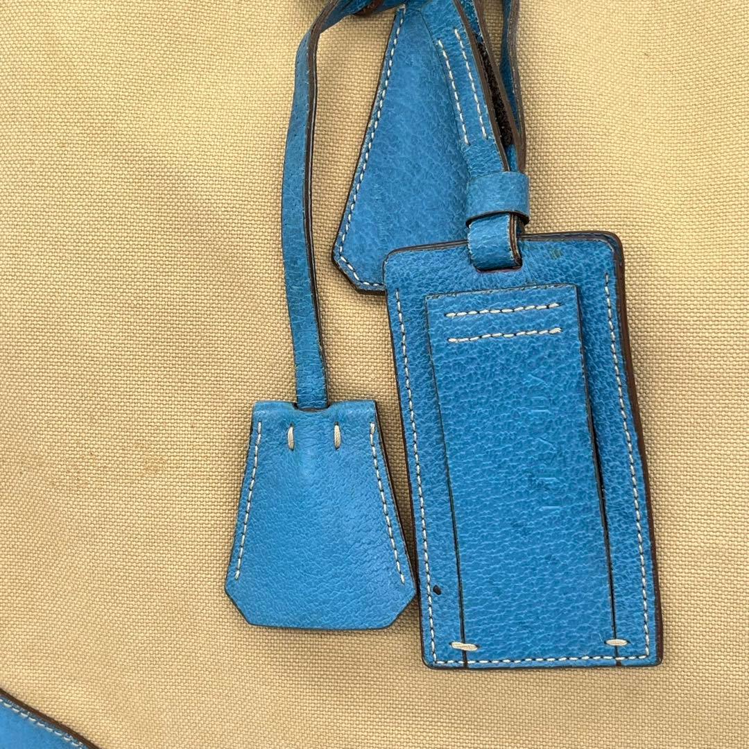 プラダ ボストンバッグ ショルダーバッグ 2way 三角ロゴ チャーム付 大容量