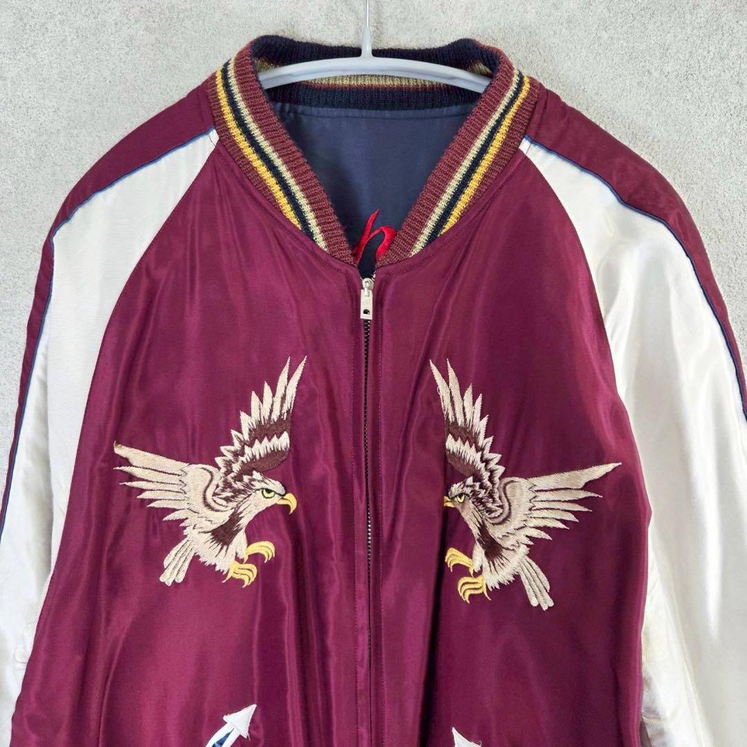 希少 TAILOR TOYO テーラー東洋 虎 鷹 刺繍 リバーシブル