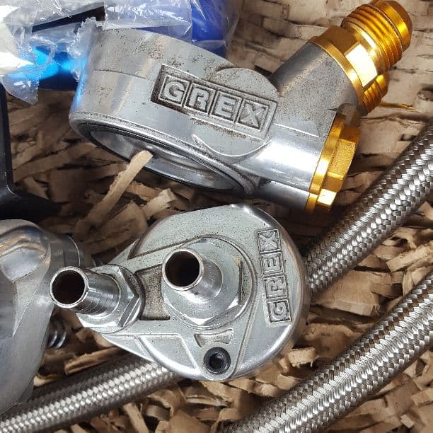 ☆おからさん専用☆AE111オイルクーラー　エレメント移動式　トラスト