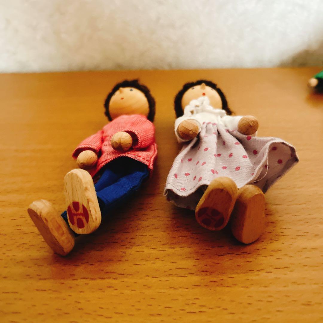 ヘアビック社 ドールハウス 人形 4人家族 ボードヘニッヒ ドイツ　ドール