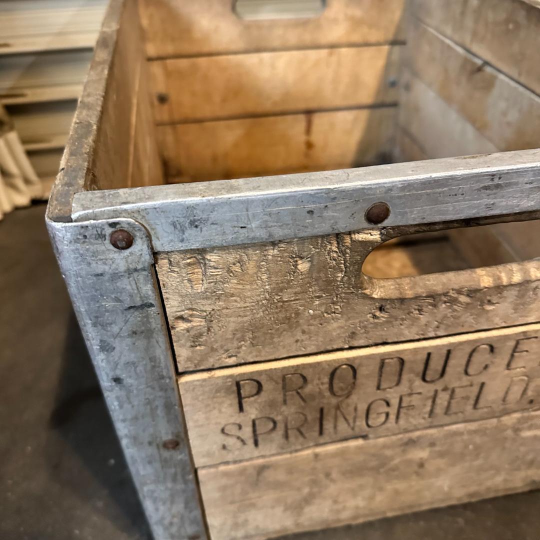 PRODUCERS SPRINGFIELED.ILL ヴィンテージ木箱