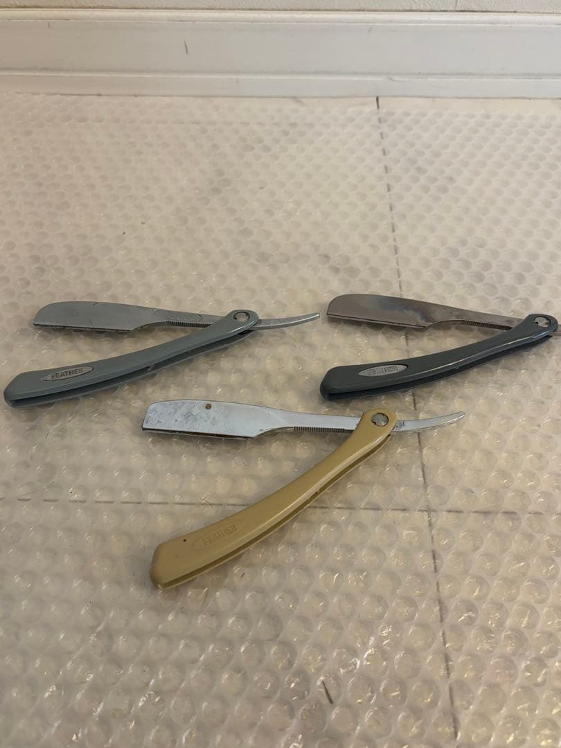 フェザー　替え刃式　剃刀 3本まとめ