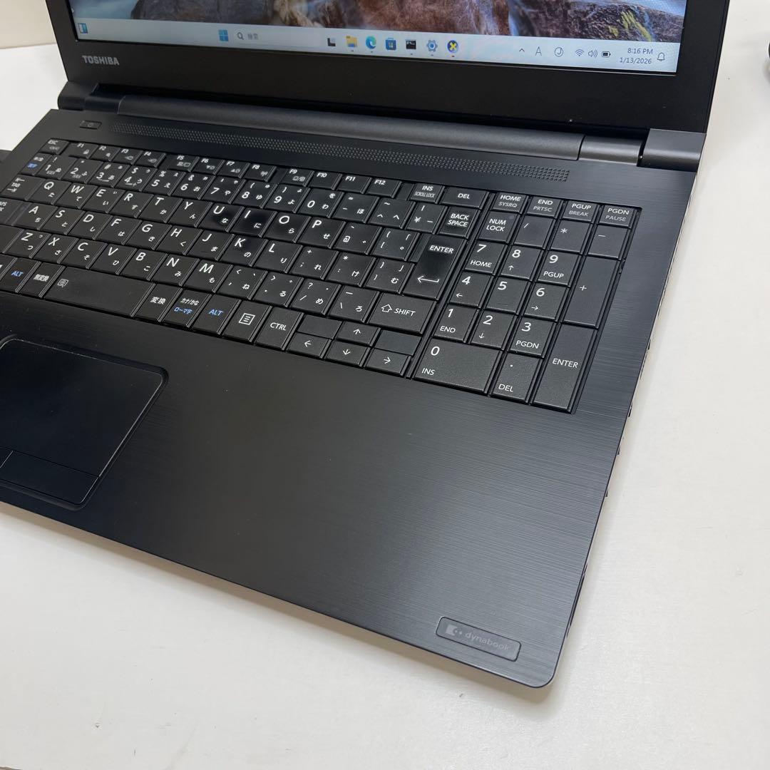 #801 東芝 Dynabook B65/M i3-8130U 8GB 256G